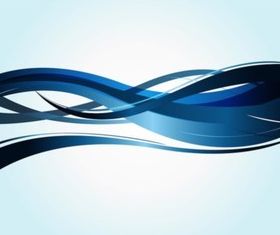 Blue Wave background vector