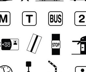 Transport Symbols Art vector