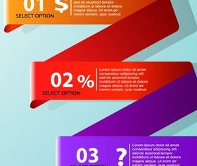 Infographics Backgrounds 6 vector