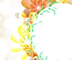 Watercolor drawn birds with flowers vector design 02 free download