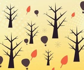 Cute Autumn vector graphics