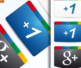 Free Google Plus Icon vector