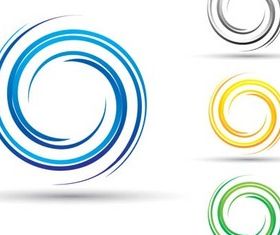 Round Creative Logo 2 vector