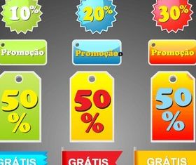 Free Promotion Tag vector