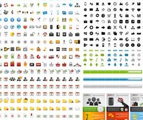 Icons Mix graphic 2 creative vector