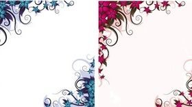 Free Floral Announcement Card Illustration vector