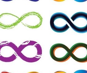 Infinity Color Logo graphic vector graphic