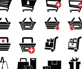 Shopping Icons vector