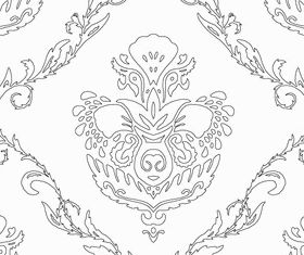 Floral Wallpaper Pattern vector