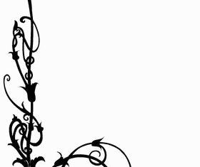 Nouveau Swirls Free Vector vector