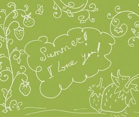 Love Summer Free vector