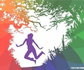 Nature Card vectors graphic