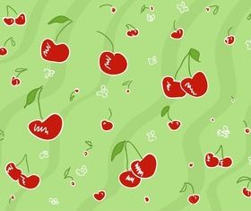 Cherry Pattern Illustration vector