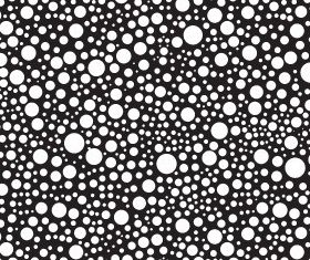 Bubbles Seamless Pattern Swatch design vector