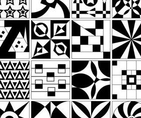 Tile Design Patterns vectors material