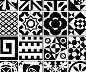 Tile Design Patterns Free vector set