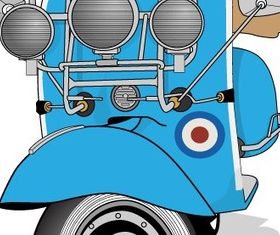Free Vesp Scooter Vector shiny