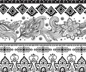 Floral Ornamental Borders art vector material