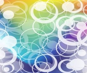 Rainbow Rings background design vectors