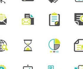 Icons graphic vector