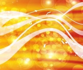 Abstract Golden Bubbles background vector graphics