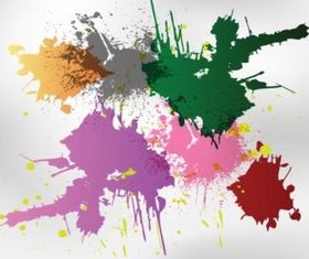 Free Splatters Shapes vector