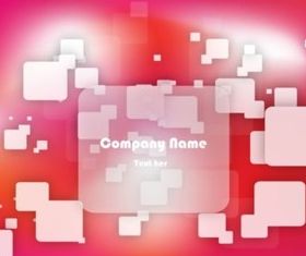 Squares Card background design vector