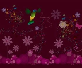 Nature Celebration Background set vector