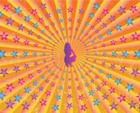 Cool Flyer Background set vector