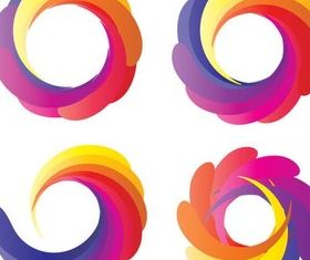 Abstract Style Logotypes vector graphic