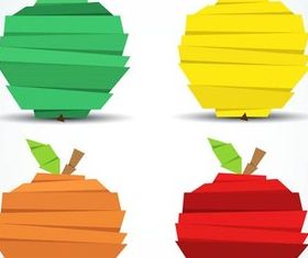 Creative Apple Elements art vector