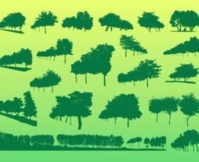 Free Trees vector design