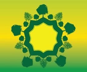 Trees Footage vector