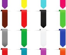 Color Bookmarks vector