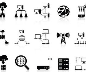Network Icons 2 vectors material