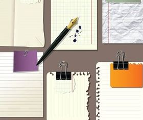 Paper Notes graphic vector