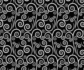 White Swirls Pattern background design vectors