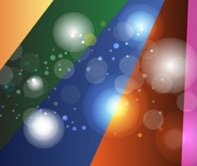 Colored Rays Circles Background vector design