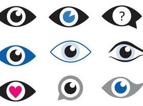 Eyes Logotypes vectors