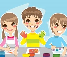 Cartoon Backgrounds vector