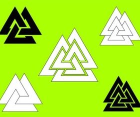 Valknut Symbol vector