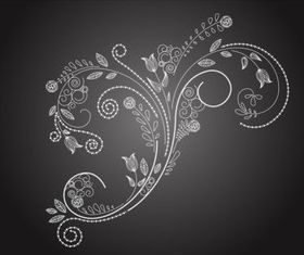 Japanese Floral design vectors