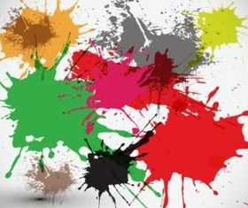 Splashes Art vector graphic