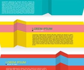 Colorful Origami Banners art vector