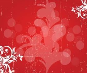 Grunge Plants background vector