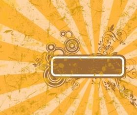 Orange Grunge Template vectors