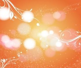 Orange Scroll Background Image vector