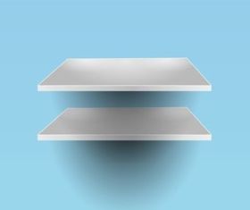 Glass Shelves vector