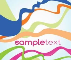 Color Swirls background vector