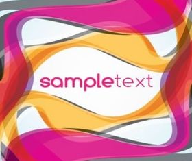 Pink Orange Swirls background vector graphics